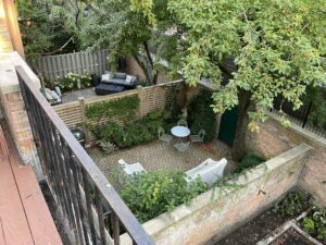 Neighbors view of courtyard context